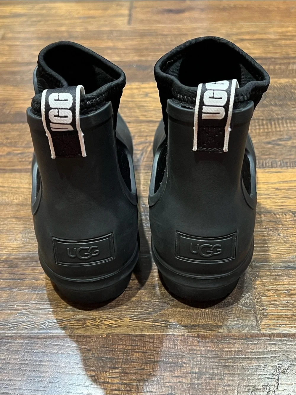 UGG Black Chelsea Rain Boots